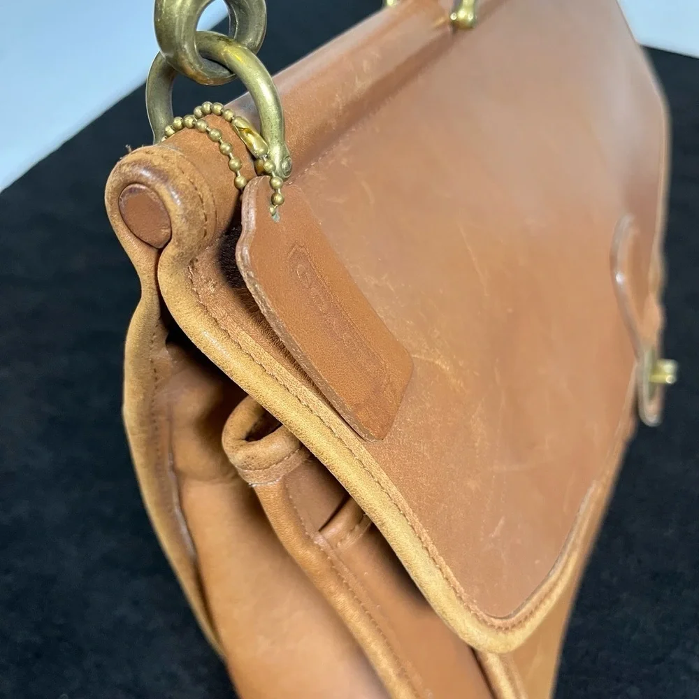 Vintage Coach Beekman 5266 Shoulder Bag Leather Messenger Briefcase Laptop - Picture 8 of 16
